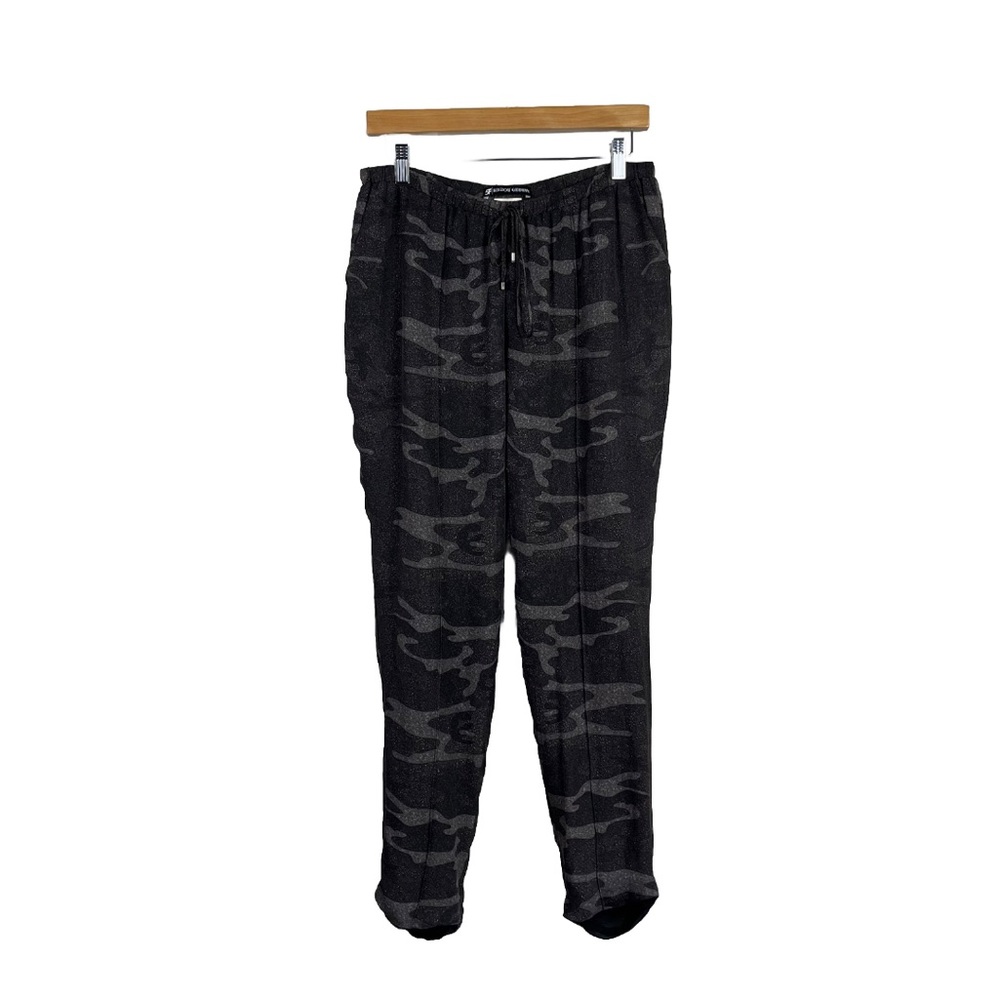 HAUTE HIPPIE Camo Pants M Silk Camouflage Camo Print Drawstring Lightweight